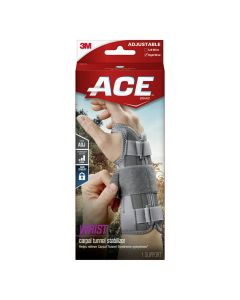 ACE Carpal Tunnel Wrist Stabilizer, Right Wrist, Firm Stability, All Day Wear"