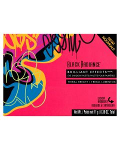Black Radiance Brilliant Effects Eye Shadow Palette- Tribal Bright