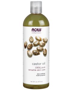 Now, 100% Pure Castor Oil for Skincare, 16 oz"