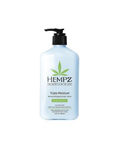 Hempz Triple Moisture Herbal Whipped Body Crème for Dry Skin, 17 fl oz"
