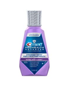 Crest Pro-Health Advanced Alcohol Free Extra Deep Clean Mouthwash, 1 L"