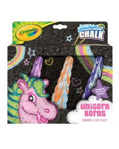 Crayola Unicorn Rainbow Sidewalk Chalk 3Count Unicorn Toy Styles Vary Gift for Kids Age 4 5 6 7 Multi (51 2050)