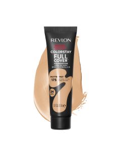 Revlon ColorStay Full Coverage Cream Foundation Makeup, Matte Finish, 175 Natural Ochre, 1.0 fl oz"