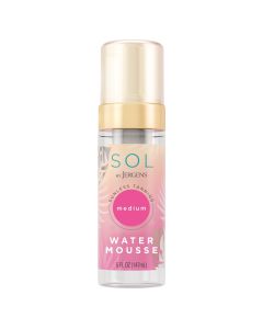 SOL by Jergens Medium Water Tanning Mousse with Coconut Water, Dye-Free, 5 fl oz"