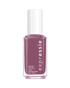 essie Expressie Quick Dry Nail Polish, Get A Mauve On, Mauve Purple, 0.33 fl oz Bottle"