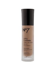 No7 Lift & Luminate Triple Action Serum Foundation - SPF 15 - 1 fl oz Latte