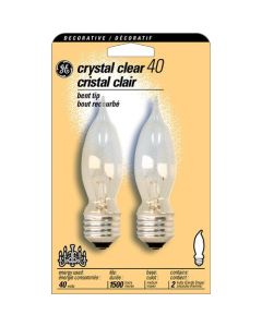 GE 40W (2500K) Light Bulb (Pack of 2)