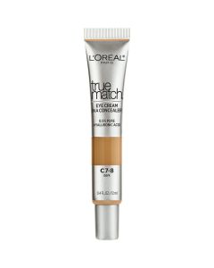 L'Oreal Paris True Match Pure Hyaluronic Acid Eye Concealer, C7-8 Dark, 0.4 fl oz"
