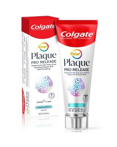Colgate Total Plaque Pro Release Fresh Mint Toothpaste, 3 Oz Tube"
