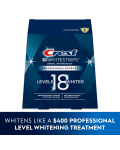 Crest 3D Whitestrips Professional Effects Teeth Whitening Strips Kit, 20 Treatments"