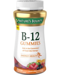 Nature's Bounty Vitamin B-12 Gummies, Multi-Flavored, 90 Ct"