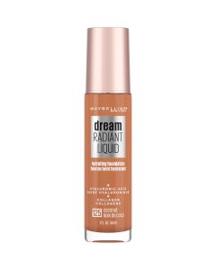 Maybelline Dream Radiant Liquid Foundation Makeup, 125 Coconut, 1 fl oz"
