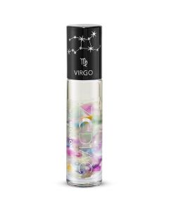 Blossom Zodiac Sign Vanilla Scented Moisturizing Roll-On Lip Gloss with Crystals, Made in USA, 0.20 fl. oz./5.9ml, Virgo"