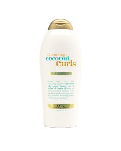 OGX Quenching + Coconut Curls, Moisturizing Shampoo for Curly Hair, Detangling, Curl Enhancing, 25.4 fl oz, 25.4 fl oz"