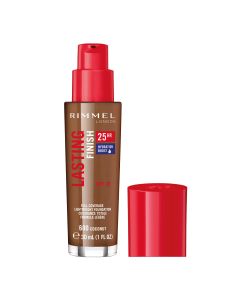RIMMEL Lasting Finish 25Hr Liquid Foundation +SPF20, 600 Coconut, 1 fo