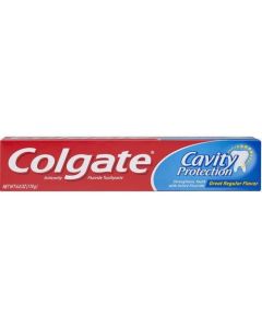 Colgate Fluoride Toothpaste Cavity Protection, 6.0 OZ"
