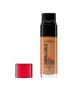 L'Oreal Paris Infallible Fresh Wear 24 Hr Liquid Foundation Makeup, 510 Hazelnut, 1 fl oz"