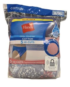 Hanes Women Hi-Cuts 5 Pack Hi-Cuts