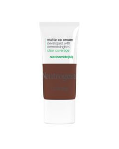 Neutrogena Clear Coverage Flawless Matte CC Cream, Sienna, 1 oz"