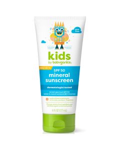 Babyganics Kids Sunscreen Lotion, SPF 50, 6 fl oz"