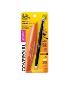 COVERGIRL Lash Blast Volume Mascara + Perfect Point Plus Eyeliner Pencil Value Pack, 800 Very Black + Black Onyx"