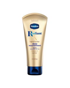 Vaseline Radiant X Deep Nourishment Women's Hand Butter 100% Pure Shea Butter Dry Skin, 3.4 oz"