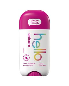 hello Unicorn Tween Deodorant, 24 Hour Odor Protection, No Aluminum + No Baking Soda, Vegan & Parabens Free"