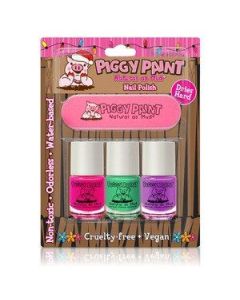 Piggy Paint Holiday Nail Polish, 3 Ct (Neon Lights, Ice Cream Dream, Tutu Cool) | CVS