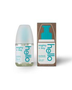 hello Naturally Clean Mint Mouthwash Concentrate, Alcohol Free, Vegan & SLS Free Rinse"