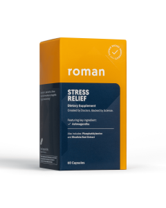 Roman Stress Relief Supplement for Men with Ashwaganda, 60 Capsules"