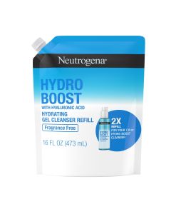 Neutrogena Hydro Boost Fragrance-Free Face Wash, Gel Facial Cleanser, Refill, 16 oz"