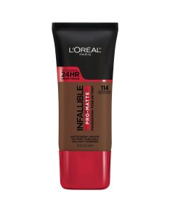 L'Oreal Paris Infallible Pro Matte Liquid Foundation Makeup, 114 Rich Chocolate, 1 fl oz"