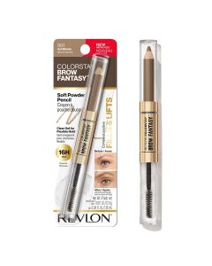 Revlon ColorStay Brow Fantasy, Eyebrow Pencil with Clear Shaping Gel, 001 Ash Blonde"
