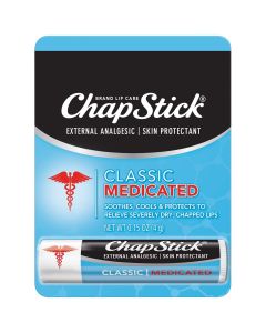 Classic Medicated Lip Balm Tube, Chapped Lips Treatment"