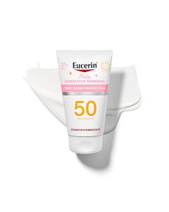 Eucerin Baby Sensitive Mineral Sunscreen SPF 50, 4 OZ