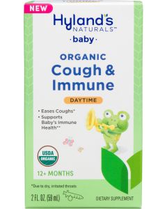 Hyland's Naturals Baby Organic Cough & Immune Daytime, 2 Oz"