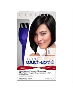 Clairol Nice 'n Easy Root Touch-Up Permanent Hair Color, 3 Black, 1 Kit"