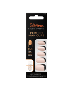 Sally Hansen Perfect Manicure Press on Nail Kit, Oval, Swoop There It Is,24pcs"