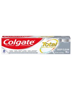Colgate Total Deep Clean Toothpaste, Whitening Toothpaste, Mint, 1 Pack, 5.1 Oz Tube"