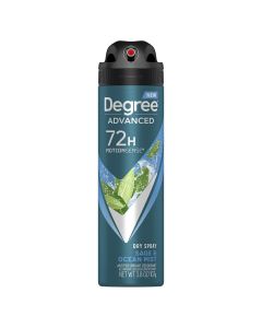 Degree, Men Advanced Antiperspirant Deodorant Dry Spray Sage & Ocean Mist, 3.8 Ounce"