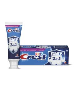 Crest Kids Sugar & Bacteria Shield Toothpaste, Strawberry Flavor, 4.1oz"