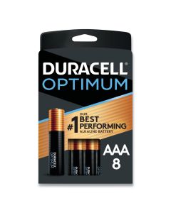 Duracell® Optimum Batteries, AAA, 1.5 V, 8 Batteries/Pack (DUROPT2400B8PRT)"