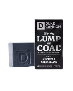 Duke Cannon Big Ass Lump of Coal Soap - Bergamot & Black Pepper Scent, 10 oz, 1 Bar"