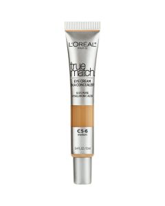 L'Oreal Paris True Match Eye Cream Concealer, Hyaluronic Acid, Medium C5-6, 0.4 fl oz"