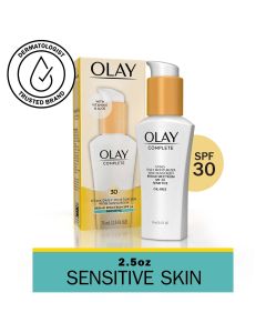 Olay Complete Daily Moisturizer for Sensitive Skin, SPF 30, 2.5 fl oz
