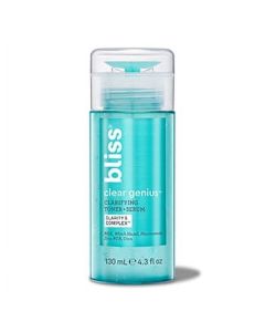 Bliss Clear Genius Salicylic Acid Clarifying Toner + Serum, 4.3 fl oz"