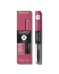 Revlon ColorStay Overtime Longwearing Gloss Lipstick with Vitamin E, 005 Infinite Raspberry, 0.07 fl oz"