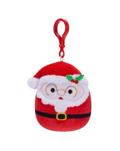Official KellyToy Christmas Squishmallow Clip - Nick Santa Claus
