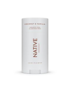 Native Deodorant, Coconut & Vanilla, Aluminum Free, for Women and Men, 2.65 oz"