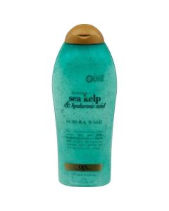 Ogx Body Scrub and Wash Sea Kelp and Hyaluronic acid wash, 19.5 Oz"